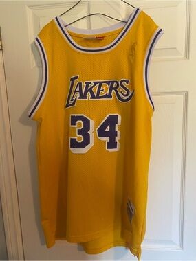 Mitchell & ness LA Lakers 34 Shaquille O’nell Basketball Jersey